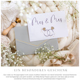 The best congratulations on the wedding Wedding card GRAY