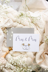 The best congratulations on the wedding Wedding card GRAY