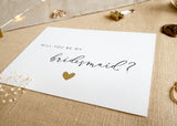 Will you be my bridesmaid card set of 5 - JoliCoon