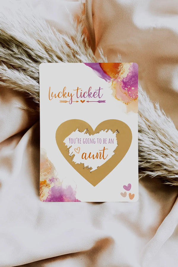 You're going to be an aunt scratch card Dream